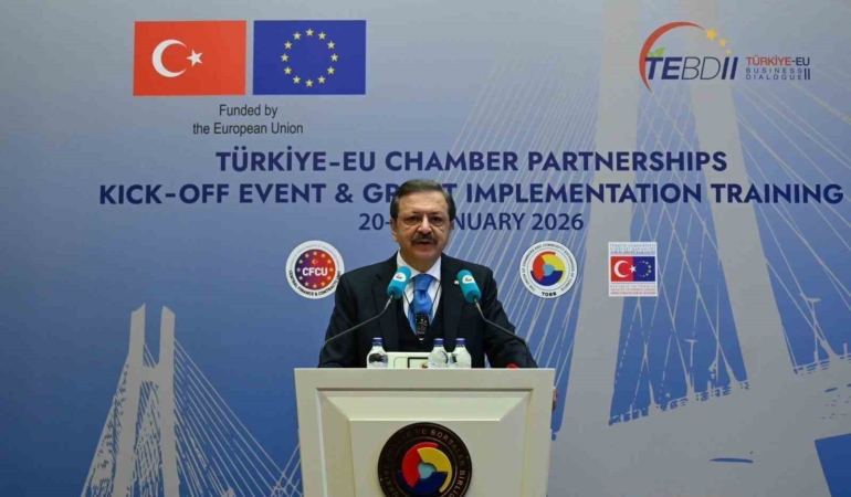 TOBB Başkanı Hisarcıklıoğlu, "AB-Türkiye İş Diyaloğu 2 Projesi 2027’ye kadar devam edecek"