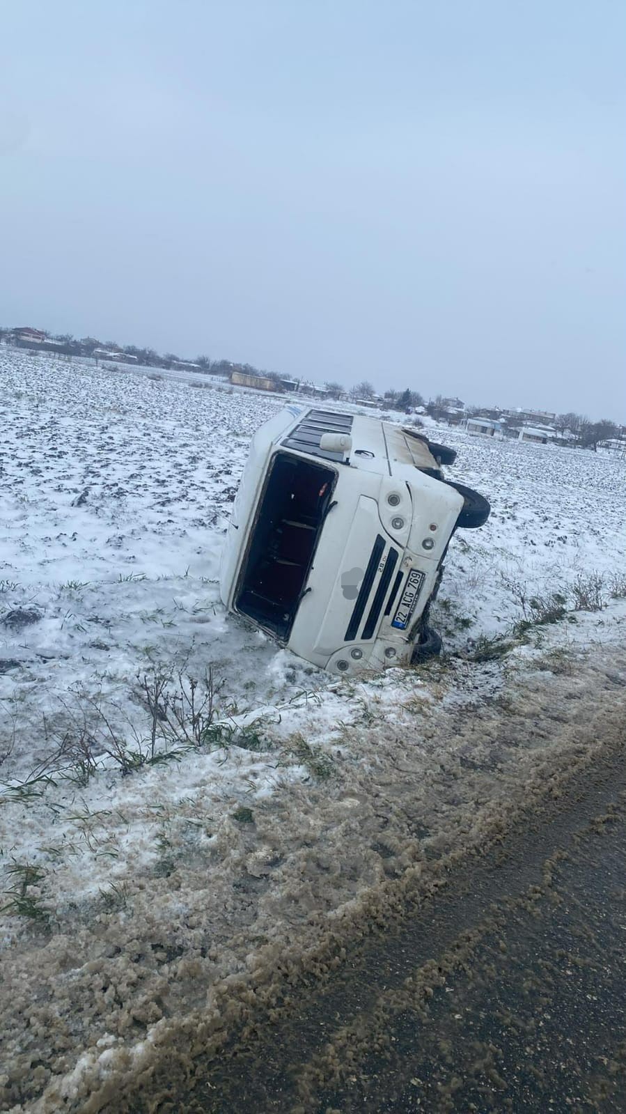 Edirne’de minibüs kazası: 1 yaralı
