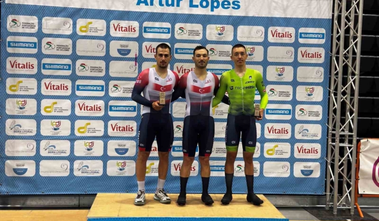 Milli bisikletçiler Portekiz’de kürsüyü paylaştı