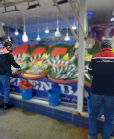 Tekirdağ’da su ürünlerine sıkı denetim