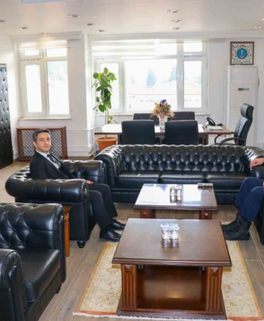 Bilecik’te kurum müdürlerinden Jandarma Komutanı Vanlı’ya ziyaret