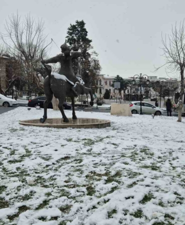 Kar yağışına en çok Büyükşehir Belediye Başkanı sevindi