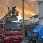 Edirne’de kömürlükler alevlere teslim oldu