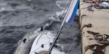 Keşan’da tekne battı, çatılar uçtu, iş yerleri hasar gördü