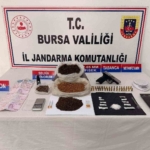 Bursa’da uyuşturucu operasyonu: Çok miktarda madde ele geçirildi