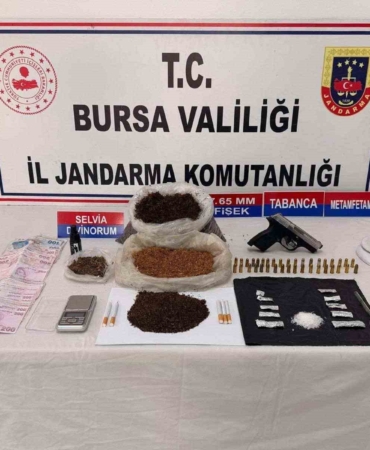 Bursa’da uyuşturucu operasyonu: Çok miktarda madde ele geçirildi