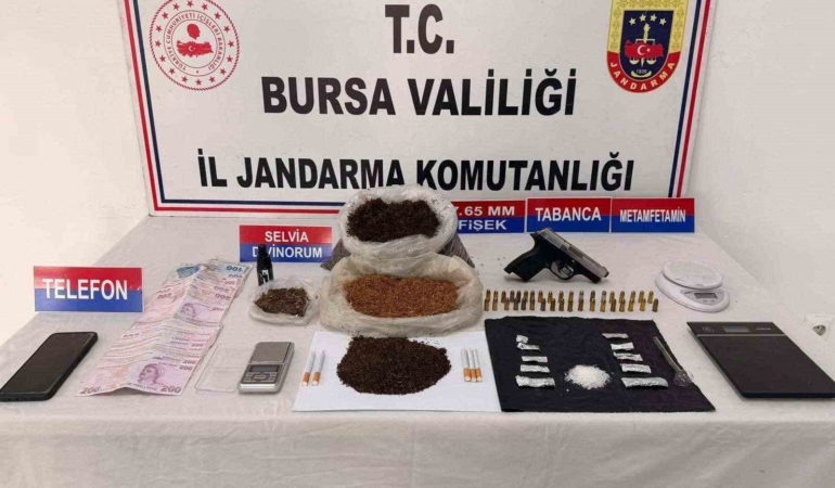 Bursa’da uyuşturucu operasyonu: Çok miktarda madde ele geçirildi