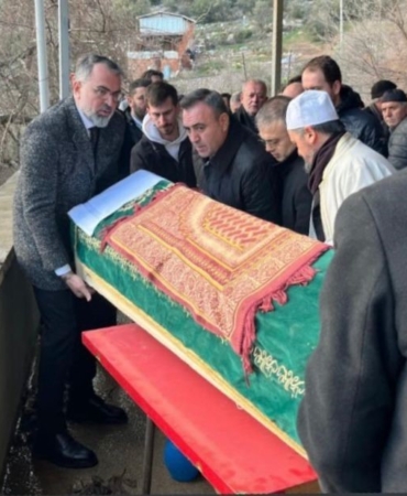 Kestel Gölbaşı Mahallesi Muhtarı İrfan Aydın son yolculuğuna uğurlandı