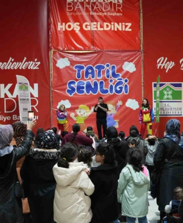 Bahçelievler’de çocuklara sömestr tatil şenliği