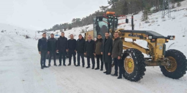 Bilecik’te karla mücadele çalışmaları yerinde incelendi