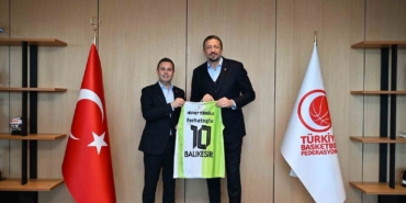 Balıkesir basketbolu için Başkan Ahmet Akın’dan TBF’ye önemli ziyaret