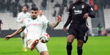 Trendyol Süper Lig: Beşiktaş: 2 - Konyaspor: 1 (Maç sonucu)