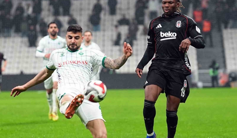 Trendyol Süper Lig: Beşiktaş: 2 - Konyaspor: 1 (Maç sonucu)