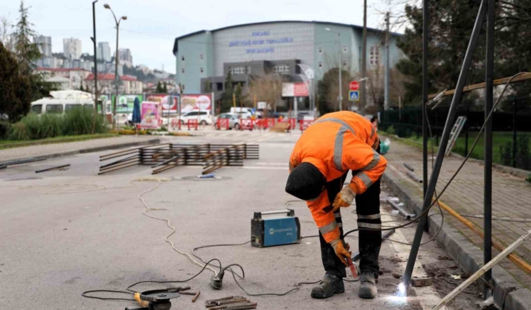 Körfezray Metro Projesi’nin Yahyakaptan istasyonunda çalışmalar başladı