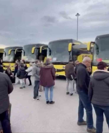 Bursa Terminali’nde yılbaşı dönüş yoğunluğu