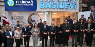 Tekirdağ’da Uğur Mumcu Basınevi açıldı