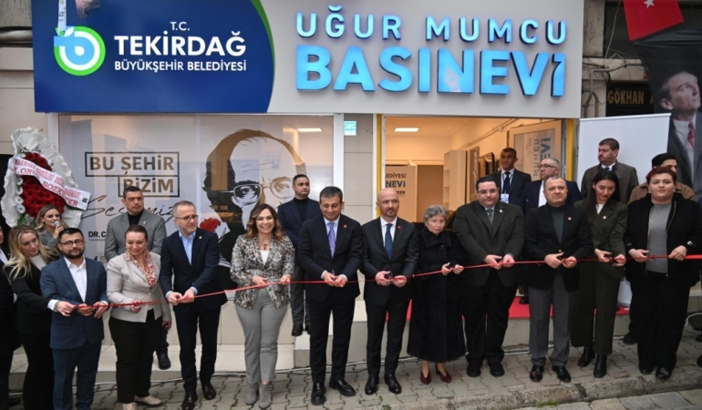 Tekirdağ’da Uğur Mumcu Basınevi açıldı