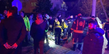 Direğine çarpan araç hurdaya döndü: 1 yaralı