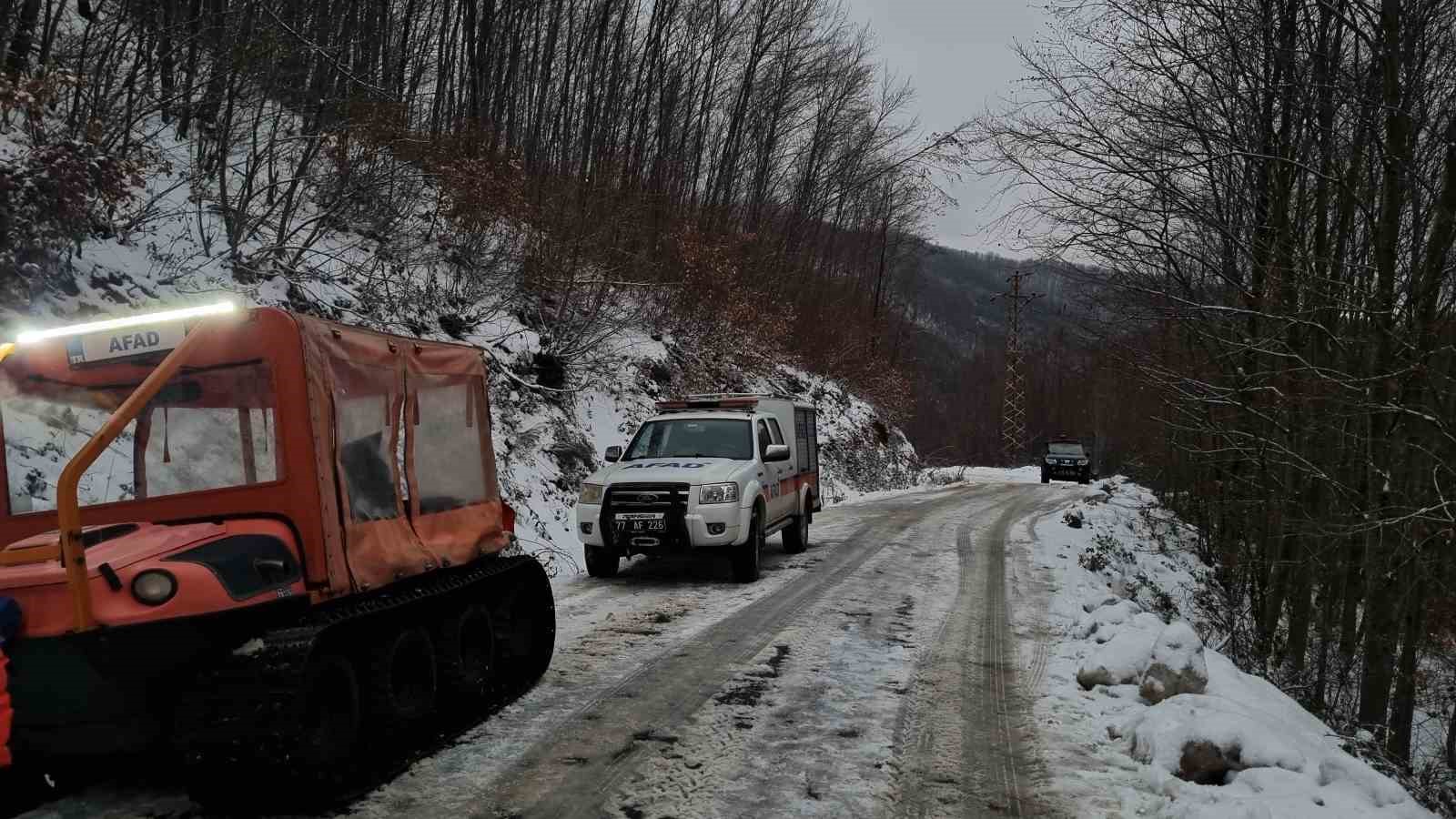 Yalova’da araçlarında mahsur kalan 35 kişi kurtarıldı
