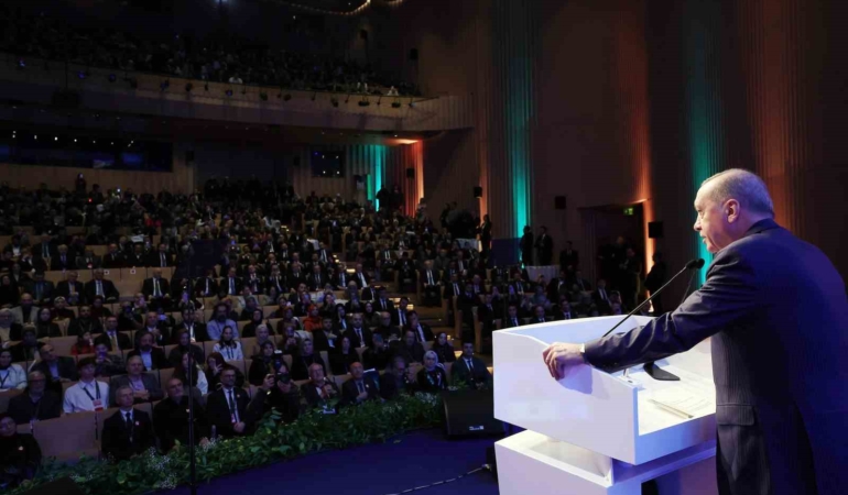 Cumhurbaşkanı Erdoğan: "Gazze’ye konteyner gönderelim diyoruz; ancak Netanyahu denilen bu zalim bu çağrılara asla kulak asmıyor"