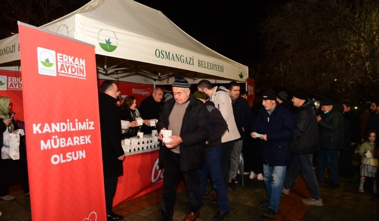 Miraç Kandili’nde Osmangazi’de gönüller bir oldu