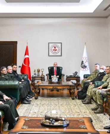 5’inci Kolordu Komutanı Tümgeneral Aksoytürk ve beraberindeki heyet Kırklareli’nde