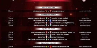 Trendyol 1. Lig’de 23-27. hafta programı açıklandı