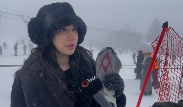 Sömestr tatilinde Uludağ’a büyük ilgi, pistler hınca hınç doldu