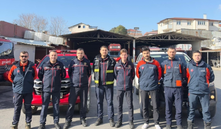 Kocaeli Büyükşehir İtfaiyesi, taşkın riskine karşı Edirne’de