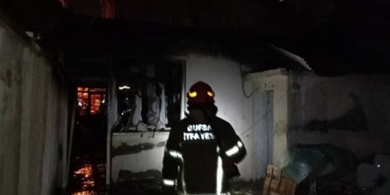 Bursa’da müstakil evde korkutan yangın
