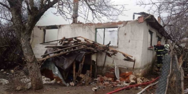 Bilecik’te yangın çıkan ev kullanılmaz hale geldi