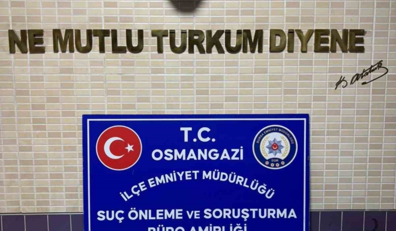 Bursa’da 1 kilo 280 gram esrar ele geçirildi