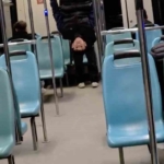 Bursa’da gençlerin metroda tehlikeli oyunu kameraya yansıdı