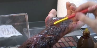 Bursa’da öğrencilerden gerçeği aratmayan özel efekt makyajları