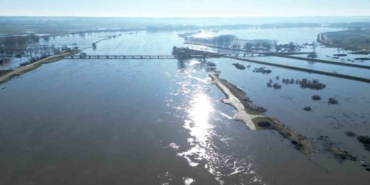 Edirne’de Meriç Nehri taştı, çok sayıda hobi bahçesi su altında kaldı