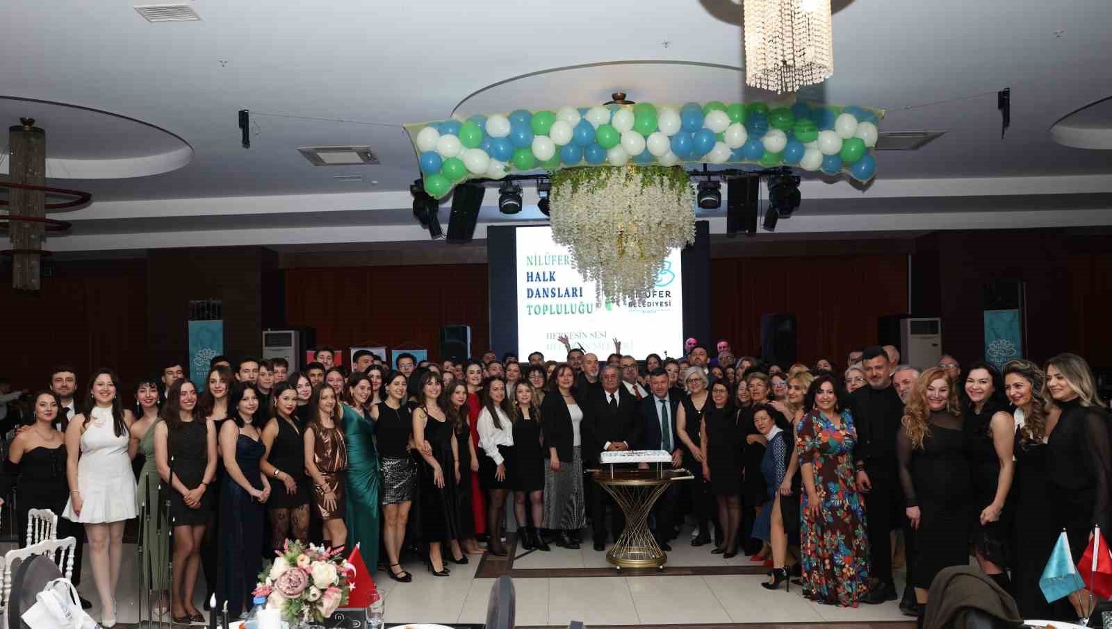 Nilüfer Halk Dansları Topluluğu’ndan 25’inci yıla özel kutlama