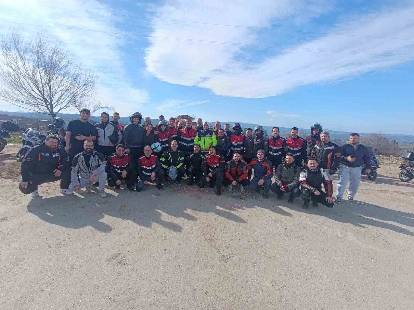 Bilecik’te motosiklet sürücüleri bilgilendirildi