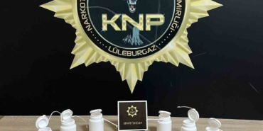 Lüleburgaz’da 335 adet sentetik ecza ele geçirildi: 1 tutuklama