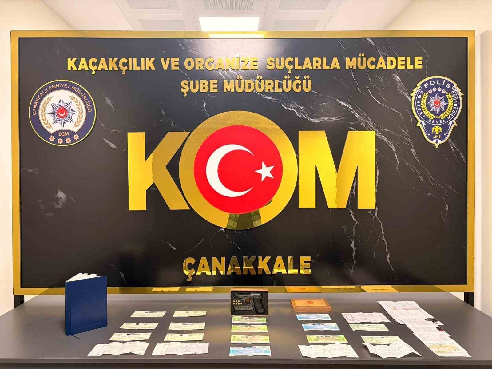 Biga’da tefecilik operasyonu: 2 tutuklama