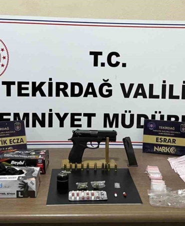 Kırmızı bültenle aranan uyuşturucu taciri Tekirdağ’da yakalandı