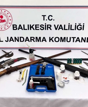 Balıkesir’de uyuşturucu operasyonu: 52 adrese eş zamanlı baskın