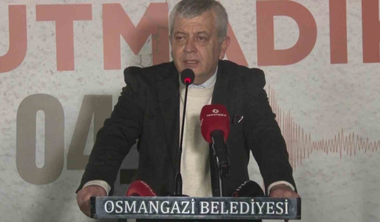 6 Şubat depremi unutulmadı, Osmangazi’de anma töreni düzenlendi