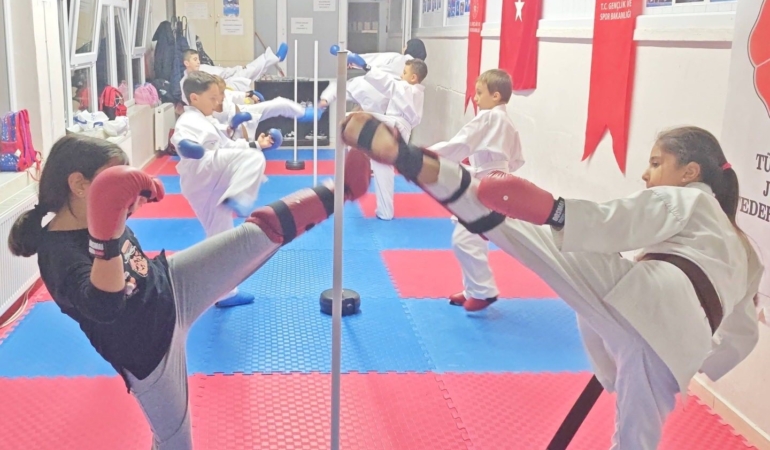 Bilecik’te spor okullarında karate eğitimleri sürüyor