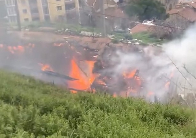 Bursa’da alev alev yanan ev kullanılmaz hale geldi