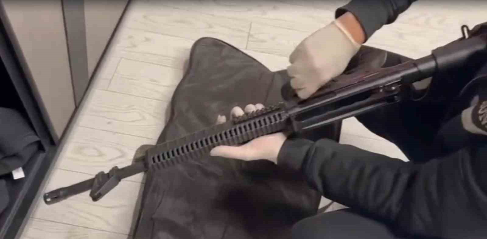 İkametlerini silah imalathanesine çeviren şebekeye operasyon: 1 tutuklama