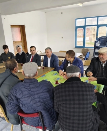 Yenipazar’da vatandaşlarla birebir temas