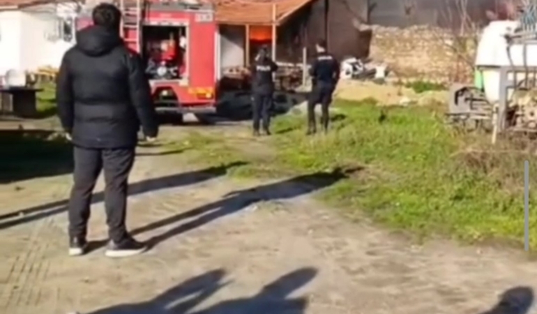 İpsala’da tek katlı evde çıkan yangın korkuttu