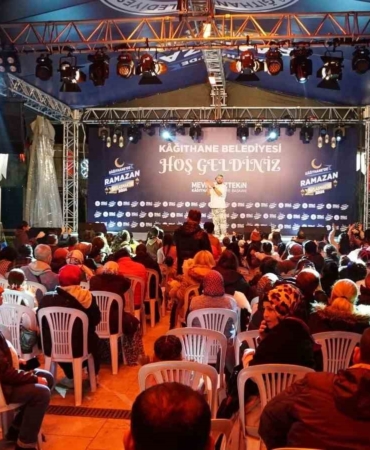 Kağıthane’de Ramazan’ın manevi iklimi meydana taşınıyor