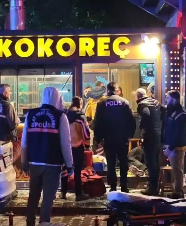 Kokoreççideki cinayet anı kamerada, polis zanlıları 3 saat geçmeden yakaladı