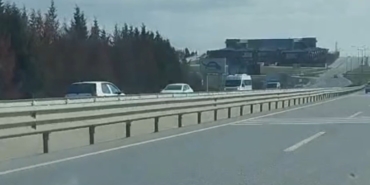 Kilometrelerce ters yönde ilerledi, faciaya ramak kaldı